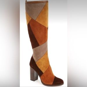 Claude Patchwork Tail Frye Boot - never worn